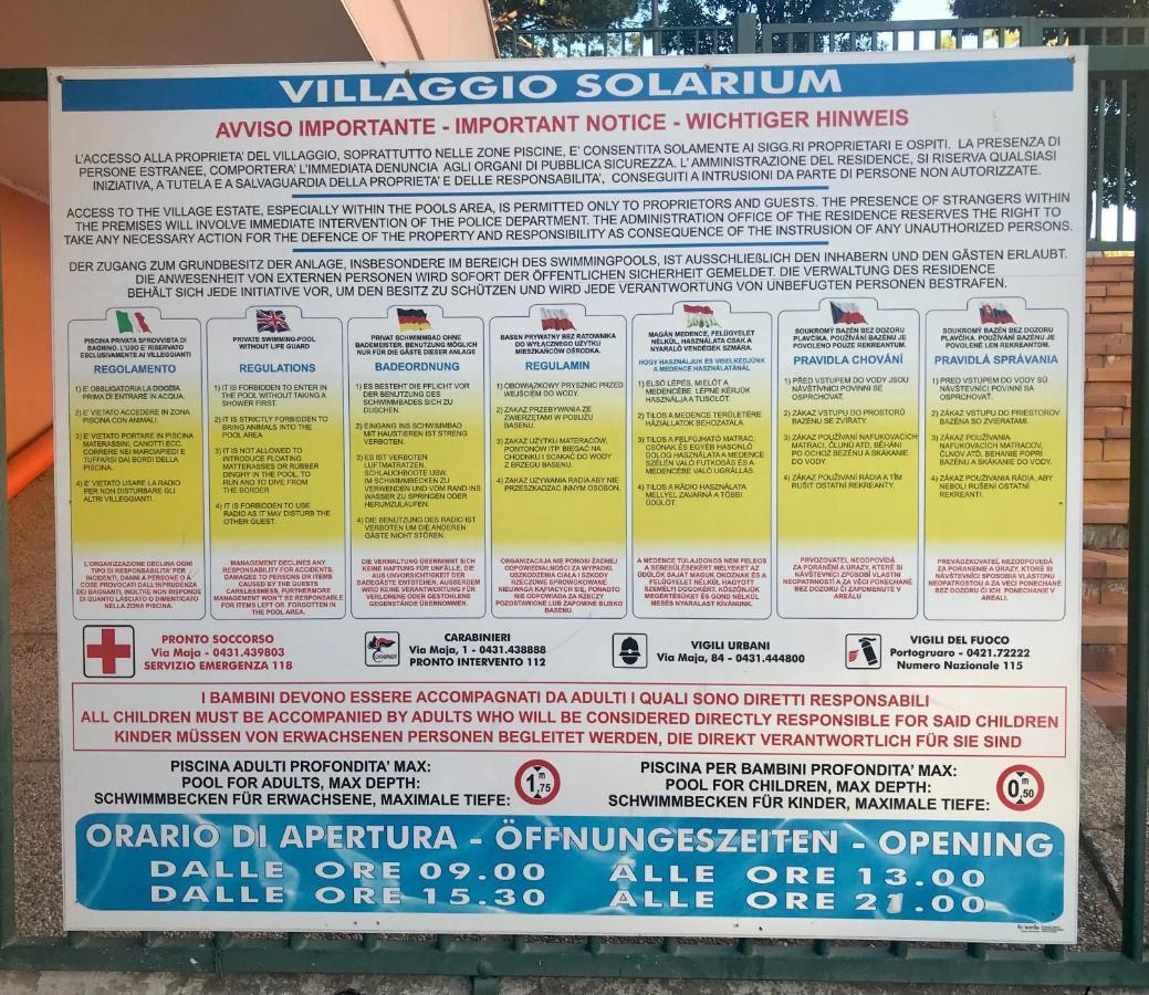 Solarium Pool Appartamento Bibione